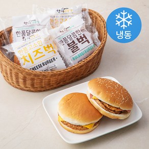 한끼의품격 달콤한 불벅 140g x 3팩 + 고소한 치즈벅 140g x 3팩 (냉동)