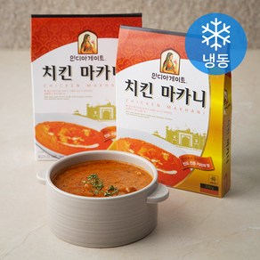 인디아게이트 치킨마카니 커리 (냉동), 200g, 2개