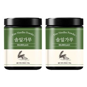 밸런스픽 솔잎가루, 2개, 100g