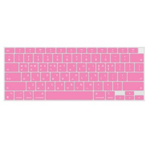 카라스 LG 울트라PC 14 14U390 칼라 글자 키스킨, PINK, 1개