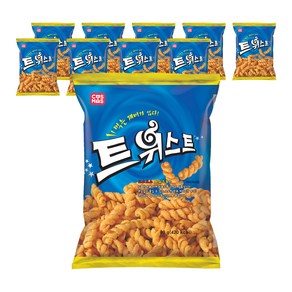 코스모스제과 트위스트 과자, 80g, 10개