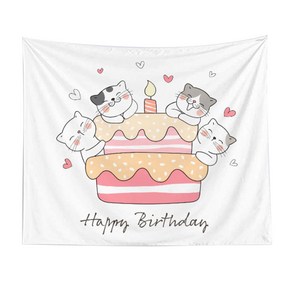 페이토 캔디 코코 해피버스데이 현수막, C08