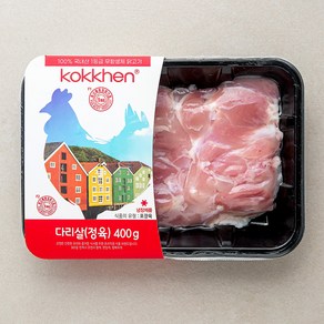 코켄 무항생제 인증 닭다리살 정육