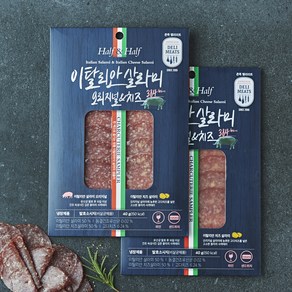 존쿡델리미트 샤퀴테리 샘플러 이탈리안 살라미 오리지널 & 치즈, 40g, 2개