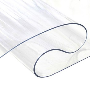 예피아 PVC 투명매트 모서리라운딩, 투명, 90cm x 80cm x 2mm