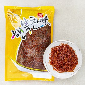 행복찬미 초록들 오징어 실채 양념볶음, 1kg, 1개