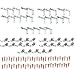 윈샵 ㄱ자 25 우드블라인드 부속세트 5cm, 혼합색상, 1세트