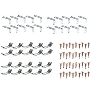 윈샵 ㄱ자 20 우드블라인드 부속세트 9cm, 혼합색상, 1세트