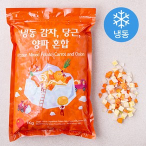 중국산 감자 당근 양파 혼합 (냉동), 1kg, 1개