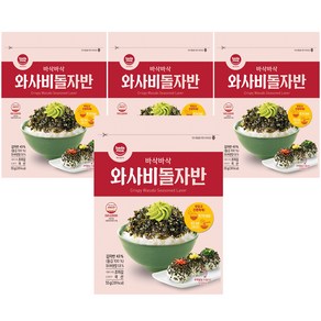 바다모아 와사비 돌김자반, 55g, 4개