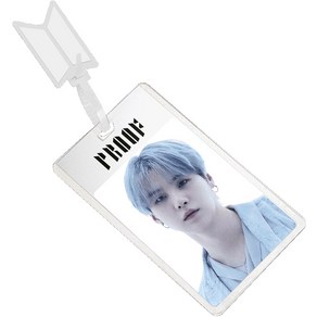 방탄소년단 Poof 3D LENTICULAR CARD STRAP 슈가 VER, 혼합색상, 단품