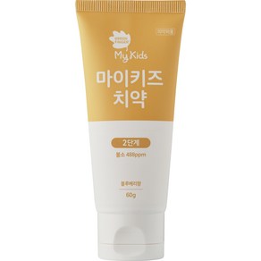 그린핑거 마이키즈 치약 2단계 중불소 488ppm, 60g, 1개