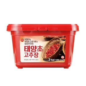 진미 태양초 고추장, 3kg, 1개