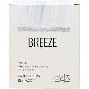 엔제리너스 브리즈 르완다 쿠카무 드립백커피, 10g, 10개입, 1개