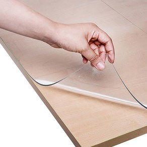 쾌청 책상 테이블 매트 데스크 패드, 투명, 0.5mm (120x150cm), 1개