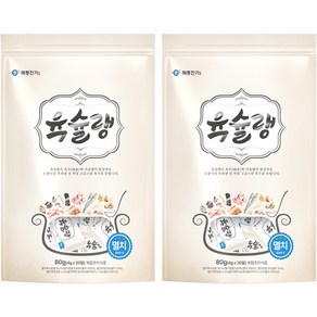 해동찬가 육슐랭 멸치 20p, 80g, 2개