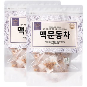 건강울림 청양 맥문동차 삼각티백, 1.5g, 50개입, 2개