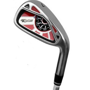 CougaGolf 남성용 7번 아이언 골프채 스틸, 혼합색상, 93.98cm, 1개