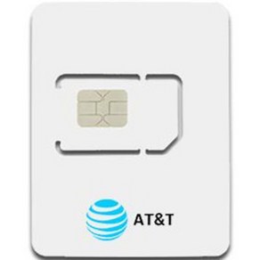 심통 미국 AT & T 자동개통 유심칩, 30일, 10GB 소진후 정지, 1개