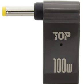 솔탑 USB C타입 DC변환 노트북 충전 젠더 100W 4 x 1.7 mm, SOLTOP-1358