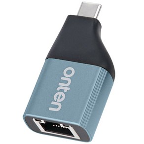 컴스 USB C 타입 to RJ45 기가비트 유선 랜카드 젠더형