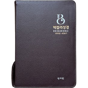 빅컬러 성경 초코 (개역개정/새찬송가/대/색인/지퍼)