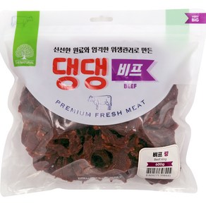 더내추럴 강아지 댕댕 간식 비프 링, 600g, 1개