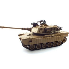 1 / 18 US 에브람스 M1A2 탱크 RC카 CBT114301, 혼합색상, 1개