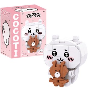 COCOTI 먼작귀 DIY 나노블럭 C001, 치이카와, 1개