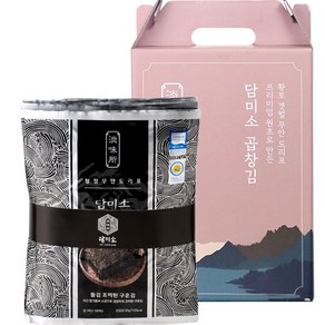 담미소 돌김 조미된 구운김 1속 랜덤발송 선물세트, 350g, 1세트