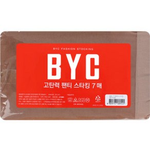 BYC 고탄력 팬티 스타킹 벌크 15D DFT7344 7p