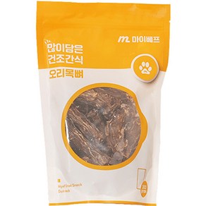 마이베프 많이 담은 건조간식 닭모래집 대용량, 오리목뼈, 300g, 1개