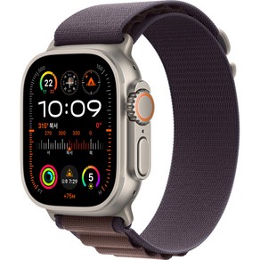 Apple 애플워치 Ulta 2 티타늄 알파인 루프, 인디고, Medium, 49mm, GPS+Cellula