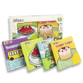 치발기 헝겊책 Teether Clothbook 4권 세트