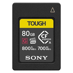 소니 CFexpess TOUGH Type A 메모리 카드 CEA-G80T, 80GB, 1개