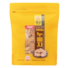 몽고식품 우리쌀 가마솥 누룽지, 500g, 1개