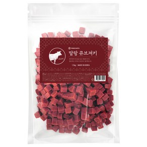 개기월식 강아지 말랑 큐브 져키, 소고기, 1.1kg, 1개