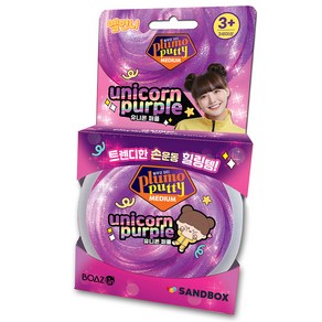 보아스린 옐언니 아동용 퍼티 유니콘 퍼플 5890 슬라임, 혼합색상, 100g, 1개