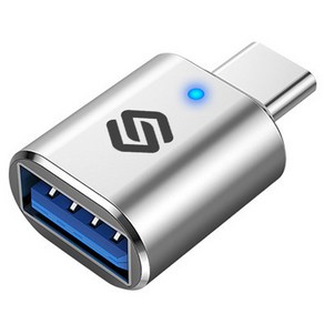 스페이스쉴드 USB 3.0 A타입-C타입 OTG 변환 젠더, 2cm, 실버, 1개