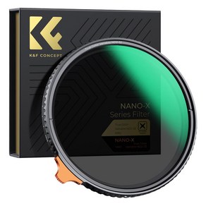 케이앤에프컨셉 NANO-X TRUE COLOR Variable 가변필터 8K AGC Glass 52mm