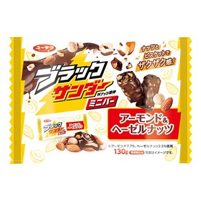 블랜썬더 유라쿠 미니바 아몬드 앤 헤이즐넛, 126g, 1개