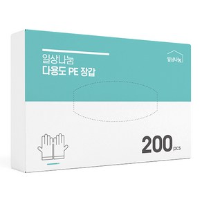 일상나눔 다용도 일회용 PE 위생장갑, 200개입, 1개