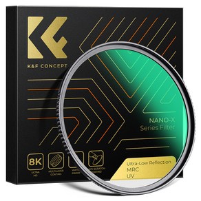 케이앤에프컨셉 NANO-X Ulta-Low Reflection 초저반사 필터 8K AGC Glass 52mm