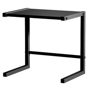 아메리칸로드 디귿 심플 전자레인지 선반 RK1878, 블랙