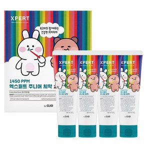 크리오 엑스퍼트 고불소 주니어 치약 4p, 400g, 1개