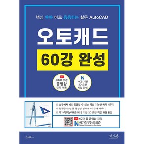 핵심 쏙쏙 바로 응용하는 실무 AutoCAD 오토캐드 60강 완성