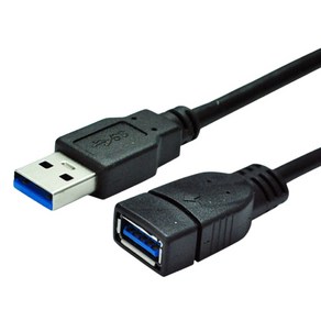 디옵텍 USB 연장 케이블 3.0버전 블랙 U3AF20