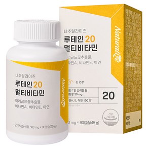 네추럴라이즈 루테인 20 멀티비타민 45g, 90정, 1개