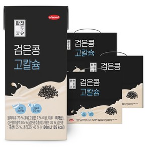 완전두유 검은콩 고칼슘, 190ml, 60개