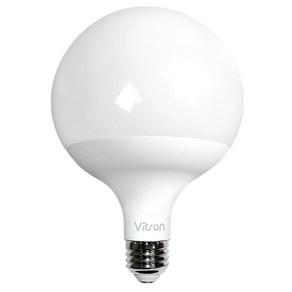 비츠온 LED 볼램프 15W 롱타입, 1개, 주광색